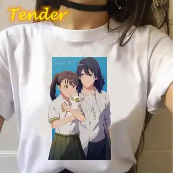 2023 Anime Film Suzume Ne Tojimari Grafični Tshirt Ženske Japonski Mačka Daijin Ženske Kratek Rokav Kawai Tshirts Dropshipping