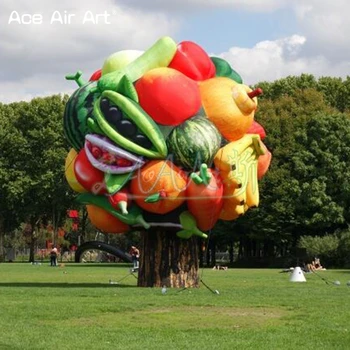 2023 Velikan Napihljivi Vrtnine, Sadje, Drevo Simulacije Rastlinskih Balon Model Za Sadje in Zelenjavo Stranka Dekoracijo