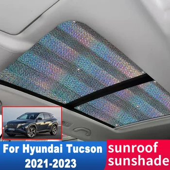 2x Avto Sunroof Dežnik za Hyundai Tucson NX4 2021 2022 2023 Auto Dodatki za Streho za zaščito pred soncem Toplotna Izolacija Anti-UV zaščita pred vetrom