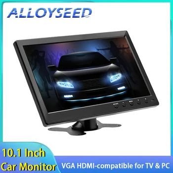 ALLOYSEED 10.1 Palčni zaslon HDMI-združljiv komplet za Monitor za TV, PC VGA Zaslon LCD Zaslon Pomožno Kamero za Domači Varnosti Sistem