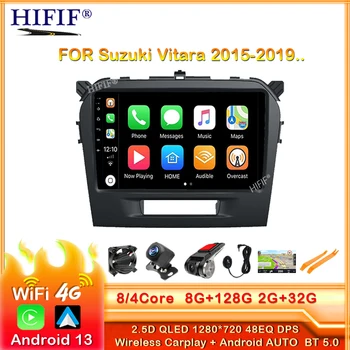 Android 13 Za Suzuki Vitara 2015 2016 2017 2018 2019 Avto radio Multimedijski Predvajalnik, GPS Navigacija Autoradio Stereo Avto Player