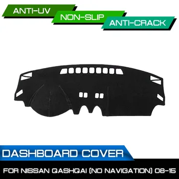 Avto armaturne plošče Mat za Nissan Qashqai 2008 2009 2010 2011 2012 2013-2015 Anti-umazano Non-slip Dash Kritje Mat UV Zaščito Odtenek