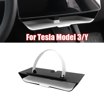 Avto Pod Zaslon Škatla Za Shranjevanje Organizator Sredinski Konzoli, Organizirati Skladiščenje Rack Nalaganje Tidying Za Tesla Model 3/Y 2021 2022