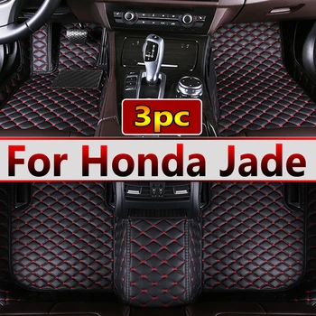 Avto Preproge Za Honda Jade FR4 FR5 2013~2020 Luksuznega Usnja Talna Obloga Nastavite Preprogo Preprogo Auto Stopalo Blazinice notranjost deli Avto Oprema