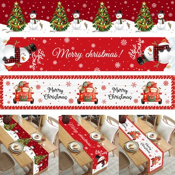 Božič Namizni Tekač Vesel Božični Okraski 2023 Za Dom Prtom Navidad Noel Kerst Xmas Darila Novo Leto 2024 Natalne