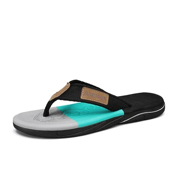 Flip Flops za Moške Plaži Gume Tuš Čevlji Osnovne Tangice Sandali