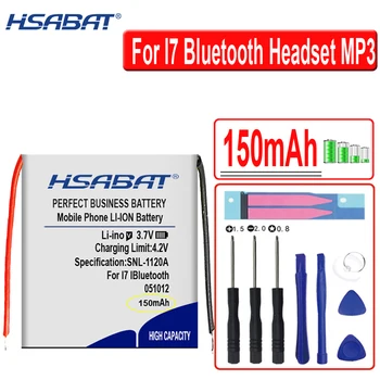 HSABAT 150mAh 401012 051012 501012 Litij-Polimer Baterija za I7 I8 I9 Slušalke MP3, MP4