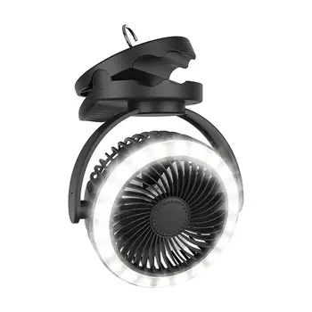 Kampiranje Ventilator s Luči z LED Luč Posnetek na Ventilator za Čoln Potovanja
