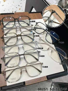 Klasičnih Kvadratnih Očala Okvirji Prilagodite Optične Leče Kratkovidnost Plastičnih Očal Okvir Očal