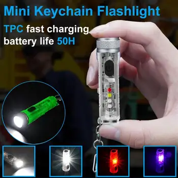 LED Svetilko Koristno Magnetni Osnove Polnilna Mini Keychain Svetilka Nepremočljiva Prostem LED Svetilko LED Svetilka za Kampiranje Ponudbe