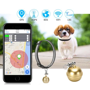 Lepo Zvonovi Pametne Hišne GPS Tracker GPS Lokator Telefon APP v Realnem času Lokacija za Hišne živali Pes Mačka Otrok Napravo za Sledenje z Ovratnik