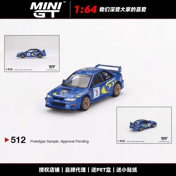 MINI GT 1:64 Impreza3 WRC Zmagovalec Die litega zlitine modela avtomobila dekoracijo darilo
