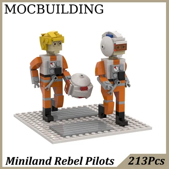 Miniland Rebel Piloti MOC Gradnik Opeke Puzzle Igrače za Otroke Darilo za Rojstni dan