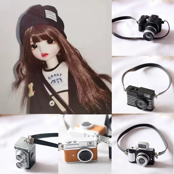 Modni Retro Mini Lutka Dodatki Digitalni Fotoaparat Lutke Miniaturni Okraski, Igrače Za Otroke, Otroci Darilo Za Rojstni Dan