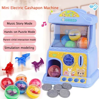 Nova otroška električna gashapon pralni kovance igro candy pralni zgodnje izobraževanje učenje pralni igrajo hiši dekle darilo