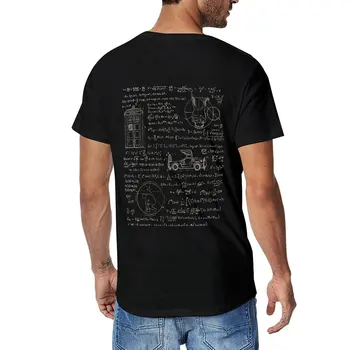 Nova Teorija relativnosti : spacetime T-Shirt korejski modnih poletnih vrh Kratkimi rokavi moški trening majica
