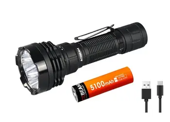 Novo AceBeam P18 DEFENDER USB Charge 5000 Lumnov LED Svetilko, Baklo