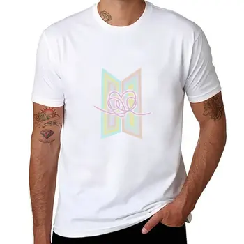 Novo pastelnih srca T-Shirt new edition majica smešno t shirt majice za moške, grafika