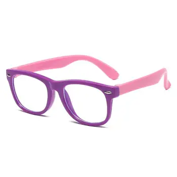 Očala Upogljivi Silikonski Prilagodljiv Nova Sončna Očala Za Moške Oculos Anti Luz Azul Otrok Optična Očala Proti Modra Svetloba
