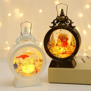 Prenosni Kamp Svetilka Retro Vintage LED Lučka Božični Dekor Mala Nočna Lučka za Dom Zunanja Razsvetljava Visi Šotor Svetlobe