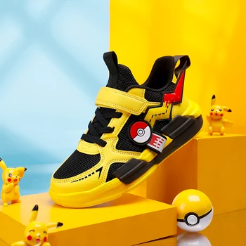 Risanka Otroški Čevlji za Fante Priložnostne Superge Pikachu Dekle Študentov Lahki Čevlji Študent Dihanje Obutev 2023 Nova