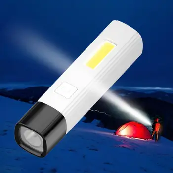Stisk Roke Lučka za Abs Ipx4 Nepremočljiva, Lahka Teža visoke zmogljivosti Tip-c Polnjenje Lučka Opremo za Kampiranje Bliskovke