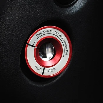 Svetlobna Vžiga Ključavnice ključavnična luknja Okrasni Prstan za Volkswagen Vw Golf 6 MK6 Golf 7 MK7 VII Dodatki