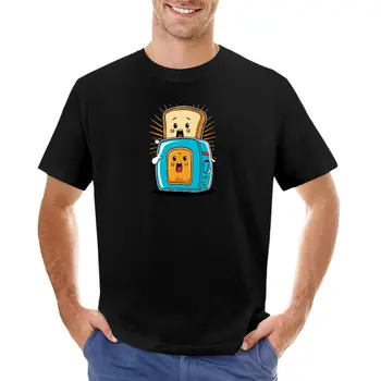 Toast Pobeg: Zajtrk Drama Se Odvija! T-Shirt vzvišen majica s kratkimi rokavi T-shirt za dečka, t srajce za moške pack