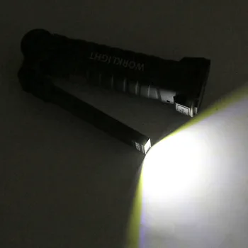 USB Polnilna Svetilka Vgrajeno Baterijo, Zložljiva delovna svetilka COB LED Sijalke