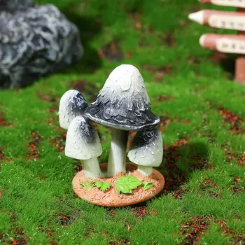 Vrt Gob Živahno Mini Gob Kip Realne Diy Pravljice Vrt Ornament Pisane Umetne Model za Široko Uporablja