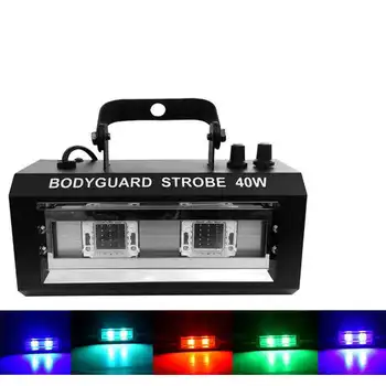 YSH RGBW Stroboskopske Luči LED Disco Stroboskopske Luči 40W DJ Utripa Fazi Luč za KTV Stranka Svetlobne Božično Dekoracijo za Dom