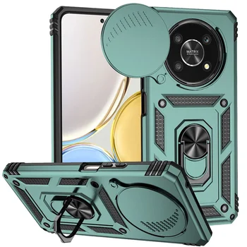 Za Kritje Čast X9 Primeru Čast X9 Capas Novo Shockproof Odbijač Zadnji Oklep Stran Fotoaparata, Objektiva Na Obroč Objektiva, Imetnik Fundas Huawei Honor X9 X 9