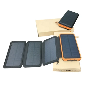 Zmogljivost Sončne Powerbank 20000mah Nepremočljiva Solarni Polnilec Power Bank 30000mah Ce Li-polimer Baterija 5V