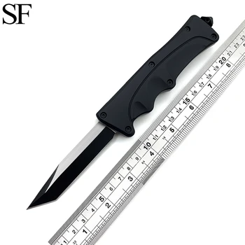Zunanji Prenosni Taktično samoobrambe Nož z Cink, Aluminij Zlitine Varnost in Anti Slip Design Ročaj 440 Rezilo Kuhinja Orodje