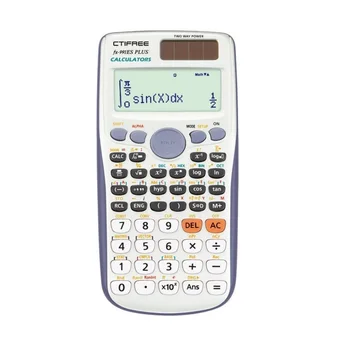 Čisto Nov FX-991ES-PLUS Izvirni Znanstveni Kalkulator 417 Funkcije Za Visoki Šoli Študentje Urad Kovanec Baterije