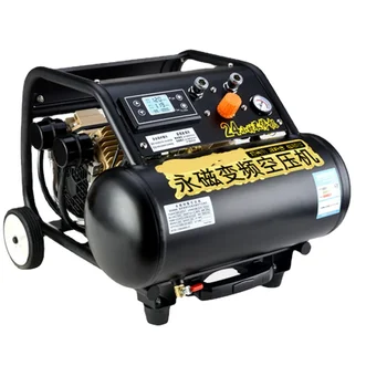 Črpalka zrak s trajnim Magnetom Spremenljivo Frekvenco Zračni Kompresor Prenosni brez Olja Lesnoobdelovalnih Spray Paint Industrijske Razred Spray